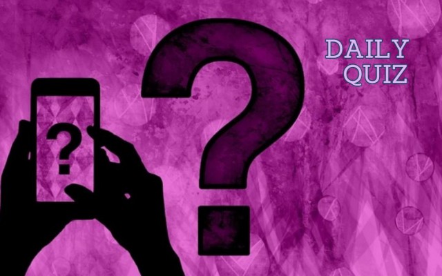 Daily Quiz - Only the smartest people can get 8/8 on this daily quiz