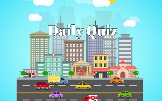 Daily quiz - Answer 6 out of 8 questions correctly to get the most points