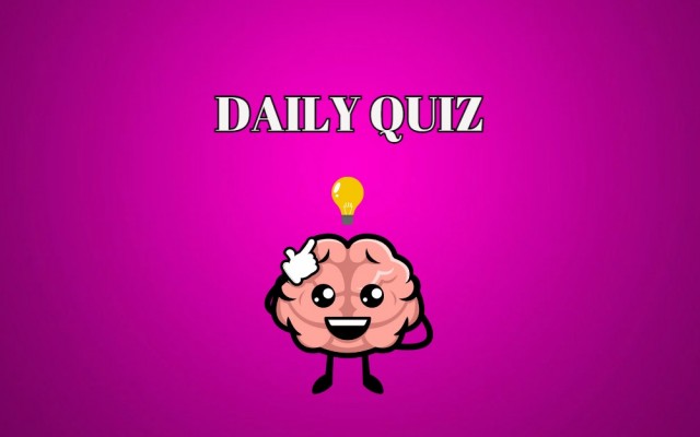 DAILY QUIZ - This quiz is a challenge, only a genius can get 6/8
