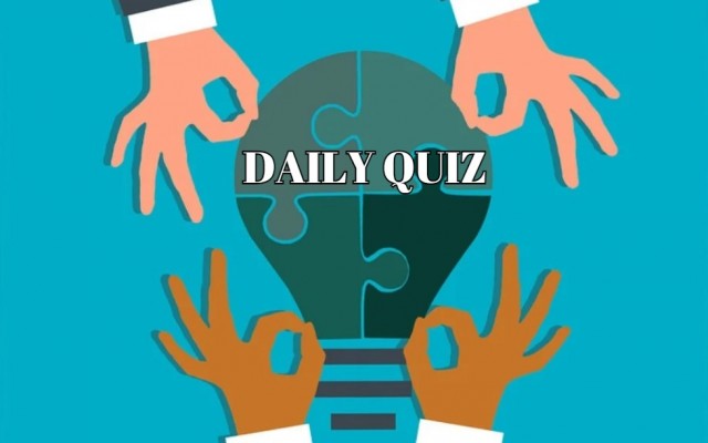 Daily Quiz: Ace the quiz by answering 5 out of 8 questions correctly
