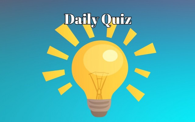 If you can score 75% on the test, you are practically an expert - Daily Quiz