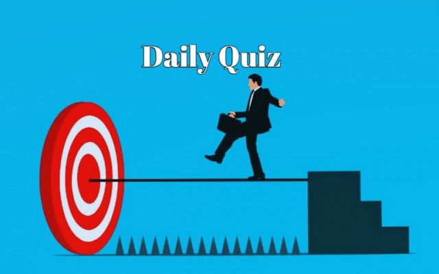 Daily quiz - How many points can you get in this quiz? You can find out if you play