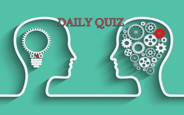 Are you up for the daily quiz challenge? Can you answer general knowledge quiz? Let's get started