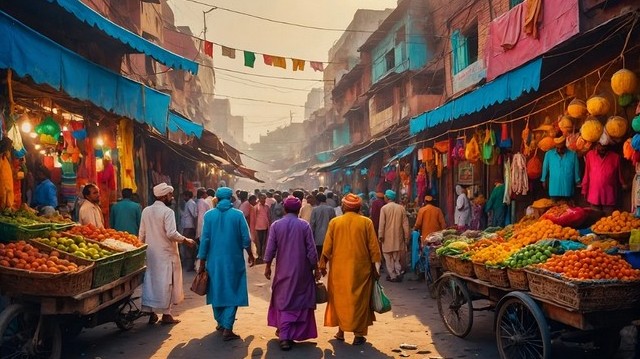 Popular street food in India