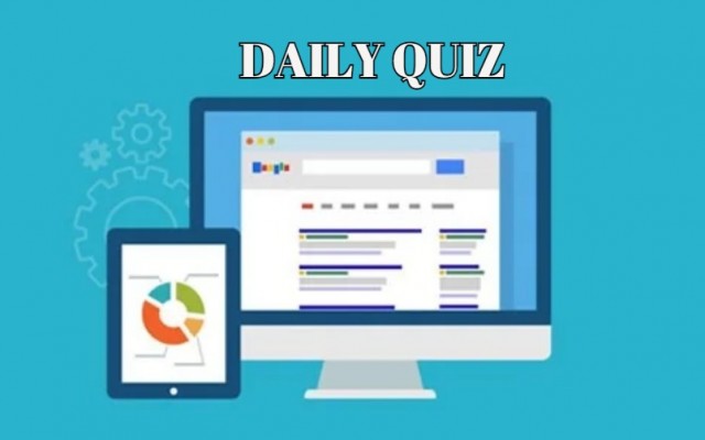Daily Quiz - Anyone who scores at least 6 points in this quiz can have an IQ of 150