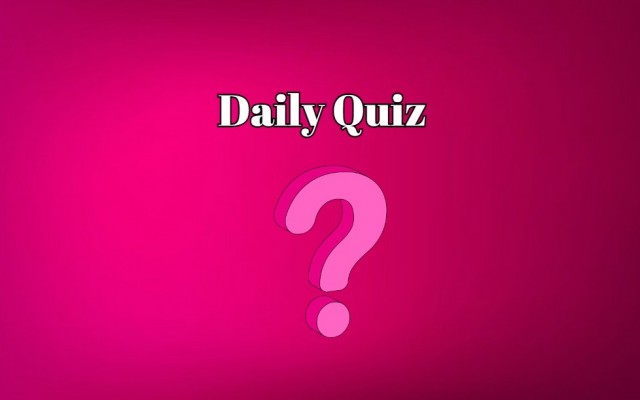 Daily Quiz - Answer 8 straightforward questions and prove your cleverness