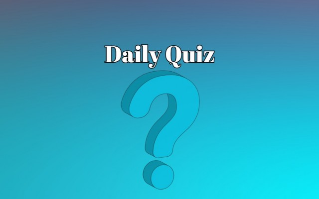 Only a true genius can get a 6/8 on this daily quiz - New Daily Quiz