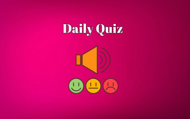 Daily Quiz - Only a true genius can get a 8/8 on this daily quiz