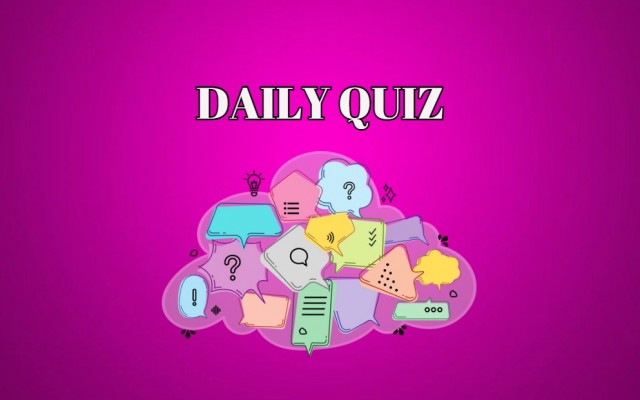 Daily Quiz - If you can answer 6 out of 8 in this quiz you are a real genius