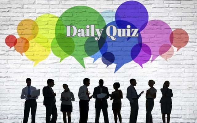 Daily Quiz: 6 out of 8 questions - step up and show us what you've got!
