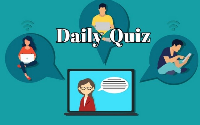 Daily Quiz: Answer 75% of the questions correctly to get the most points