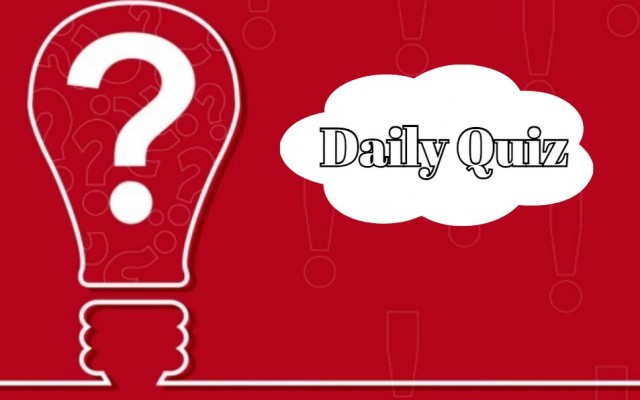 How Much Do You Know About This Daily Quiz Questions? Will 8/8 be available?- Daily Quiz