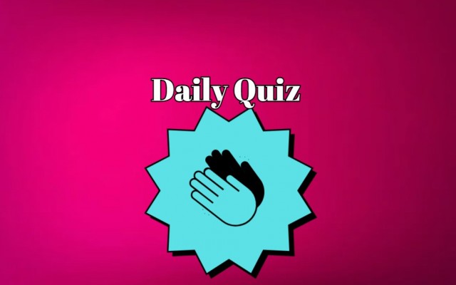 Daily Quiz - This quiz improves your brain circulation by 50% and results in better mood