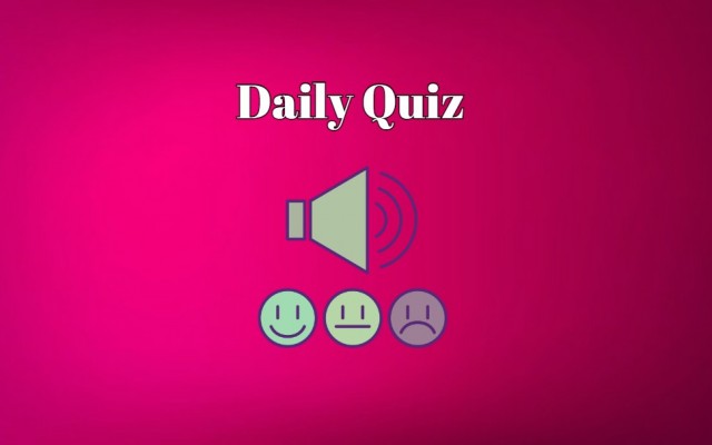 Daily quiz: Only 1 in 50 People Can Get 4/8 On This Quiz