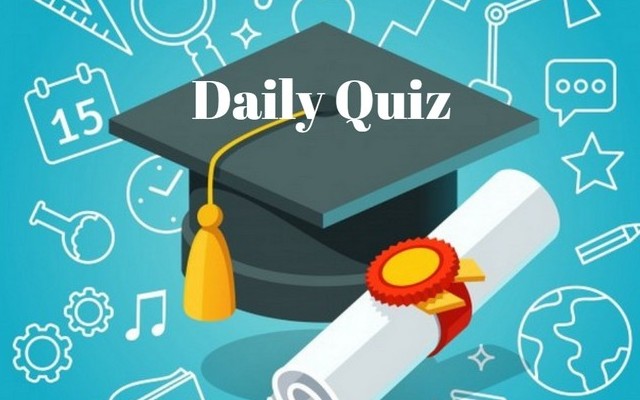 Daily quiz - If you can answer 5 out of 8 questions on this quiz, you're really smart