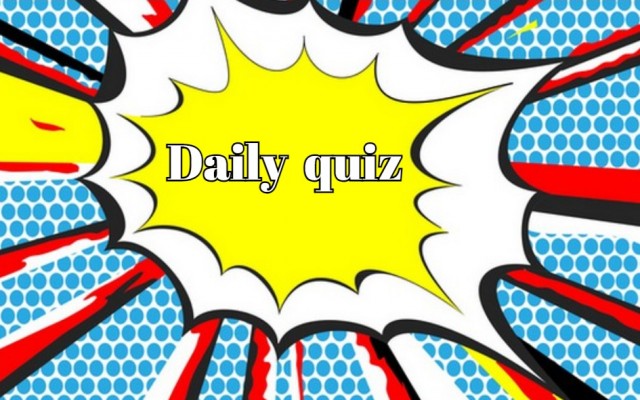 Daily quiz - The Daily Genius: A Quiz for Those Who Dare to Be Brilliant