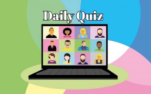 Daily Quiz - If you can answer 7 out of 8 questions on this quiz you are really smart