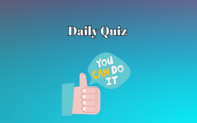 DAILY QUIZ - Can You Score at Least 6 out of 8 in This Mixed Knowledge Quiz?
