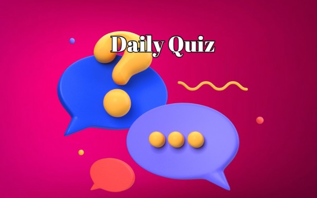 Daily Quiz: How Many Can You Get Right?