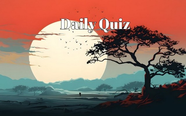 Daily Quiz: If You Answer Over 60% Correctly, Your Knowledge Is Above Average